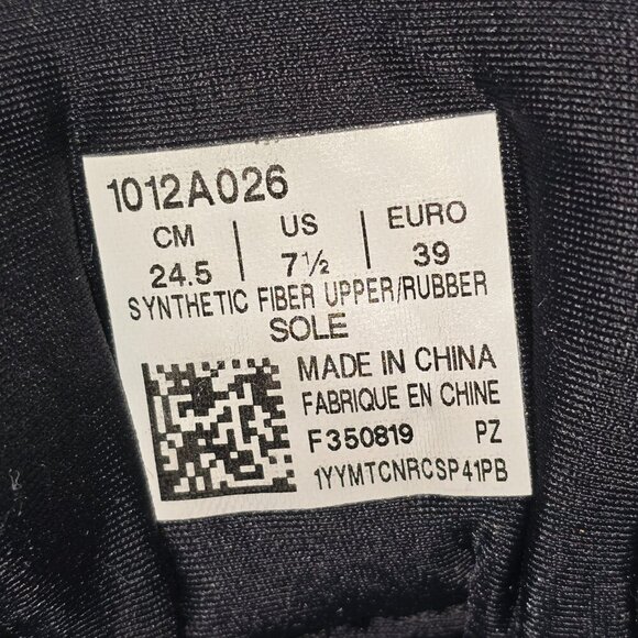 WOMENS ASICS GEL-KAYANO 25 RUNNING SHOES FLYTE FOAM BLACK BLUE SIZE 7.5 EUC - Picture 9 of 11